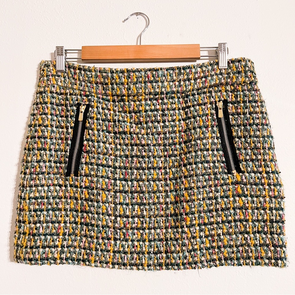 J. Crew Tweed Wool Mini Skirt - Size 8